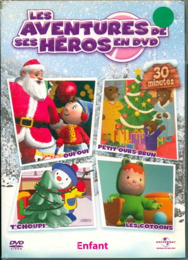 Livrenpoche : Les aventures de ses héros en dvd : Oui-oui, Petit ours brun, T'choupi, Les cotoons - XXX - DVD