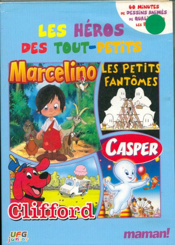 Livrenpoche : Les héros des tout-petits : Marcelino, Les petits Fantomes, Clifford, Casper - XXX - DVD
