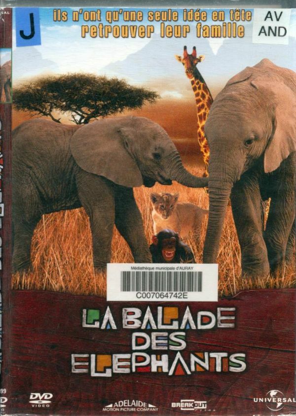 Livrenpoche : La balade des éléphants - elephant tales - Mario Andreacchio - DVD