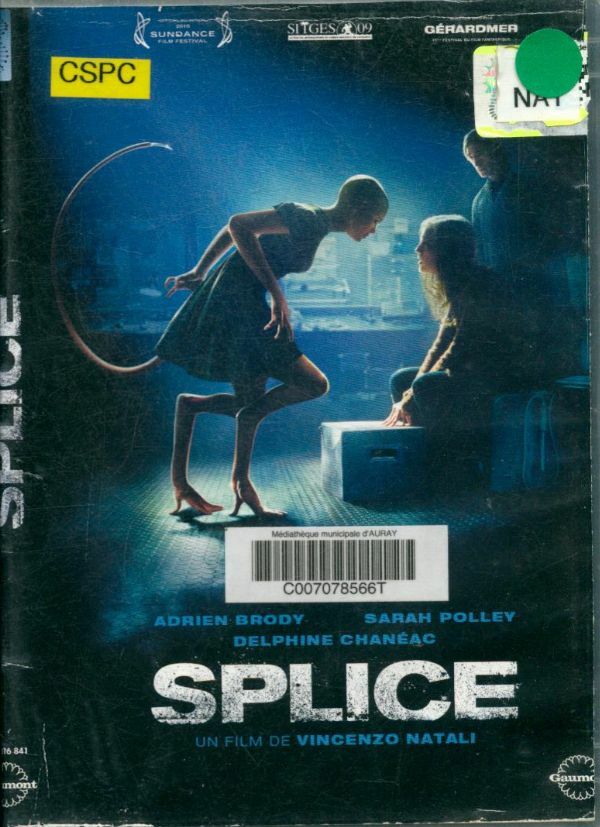 Livrenpoche : Splice - Vincenzo Natali - DVD