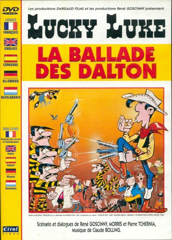 Livrenpoche : Lucky Luke : La Ballade des Dalton - René Goscinny, Morris, Judy - DVD