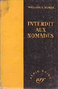 Livrenpoche : Interdit aux nomades - William L. Rohde - Livre