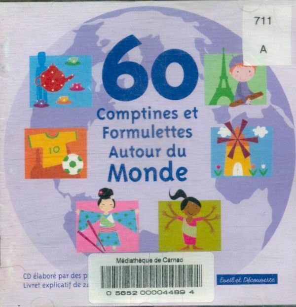 Livrenpoche : 60 Comptines Et Formulettes Autour du Monde - Compilation - CD