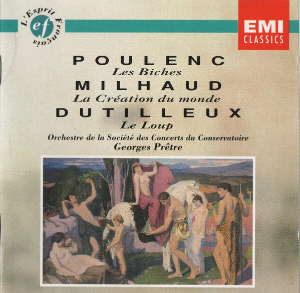 Livrenpoche : Poulenc - Milhaud - Dutilleux - Orchestre de la société des concerts du conservatoire - CD