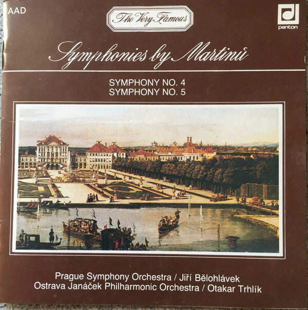 Livrenpoche : Bohuslav Martin - Prague Symphony Orchestra - Symphony No. 4. Symphony No. 5 - Bohuslav Martini - CD