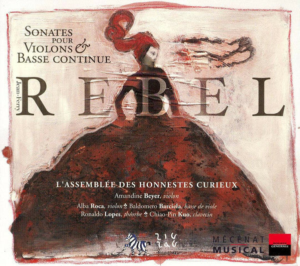 Livrenpoche : Jean-Féry Rebel - Sonates pour violons et Basse continue - Jean-Féry Rebel - CD