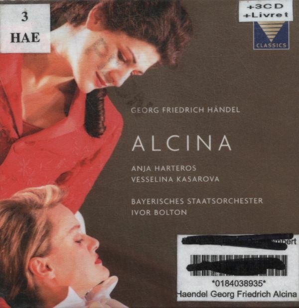 Livrenpoche : Georg Friedrich Händel - Alcina 3 CD - Georg Friedrich Händel, Anja Harteros, Vesselina Kasarova, Bayerisches Staatsorchester, Ivor Bolton - CD