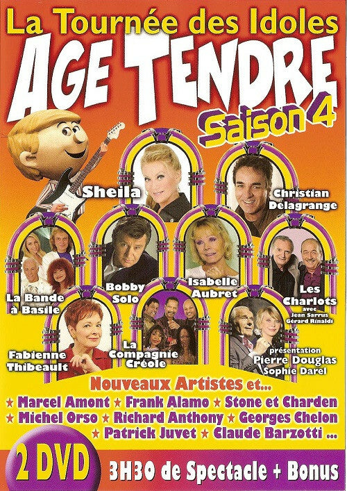 Livrenpoche : Various - Age Tendre... La Tournée Des Idoles Vol.4 - Various - DVD