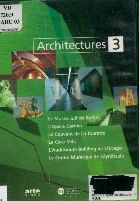 Livrenpoche : Architectures - Vol.3 - Stan Neumann, Richard Copans, Frédéric Compain - DVD