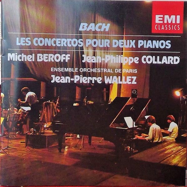 Livrenpoche : Bach, Michel Beroff, Jean-Philippe Collard, Ensemble Orchestral De Paris, Jean-Pierre Wallez - Les Concertos Pour Deux Pianos - Bach, Michel Beroff, Jean-Philippe Collard, Ensemble Orchestral De Paris, Jean-Pierre Wallez - CD