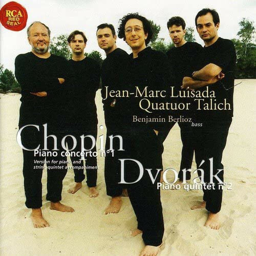 Livrenpoche : Frédéric Chopin, Antonín Dvorák, Jean-Marc Luisada, Quatuor Talich - Piano Concerto N°1 - Pîano Quintet N°2 - Frédéric Chopin, Antonín Dvorák, Jean-Marc Luisada, Quatuor Talich - CD
