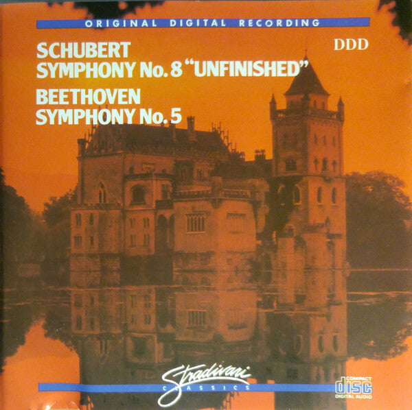 Livrenpoche : Schubert, Beethoven, The Ljubljana Symphony Orchestra Of Yugoslavia, Anton Nanut - Symphony No. 8 Unfinished - Symphony No. 5 - Beethoven, Schubert - CD