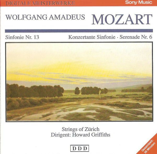 Livrenpoche : Wolfgang Amadeus Mozart / Strings Of Zürich, Howard Griffiths - Sinfonie Nr. 13 / Konzertante Sinfonie - Serenade Nr. 6 - Wolfgang Amadeus Mozart, Strings Of Zürich, Howard Griffiths - CD