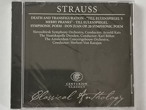 Livrenpoche : Strauss. Classical Anthology - Death and transfiguration, Till Eulenspiegel, merry pranks - Collectif - CD