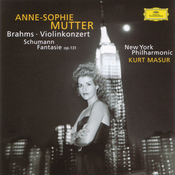 Livrenpoche : Brahms, Schumann - Anne-Sophie Mutter, New York Philharmonic*, Kurt Masur - Violinkonzert / Fantasie Op. 131 - Brahms, Schumann - CD