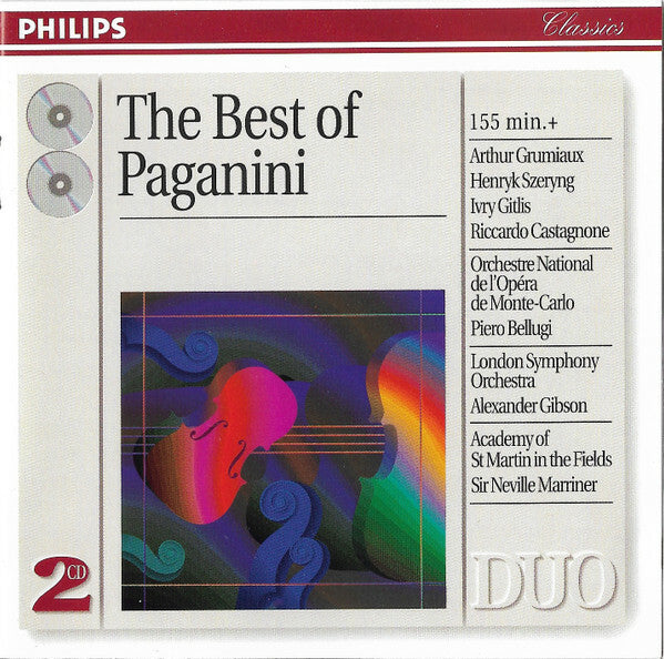 Livrenpoche : Arthur Grumiaux, Henryk Szeryng, Ivry Gitlis, Riccardo Castagnone - The Best Of Paganini - Arthur Grumiaux, Henryk Szeryng, Ivry Gitlis, Riccardo Castagnone - CD