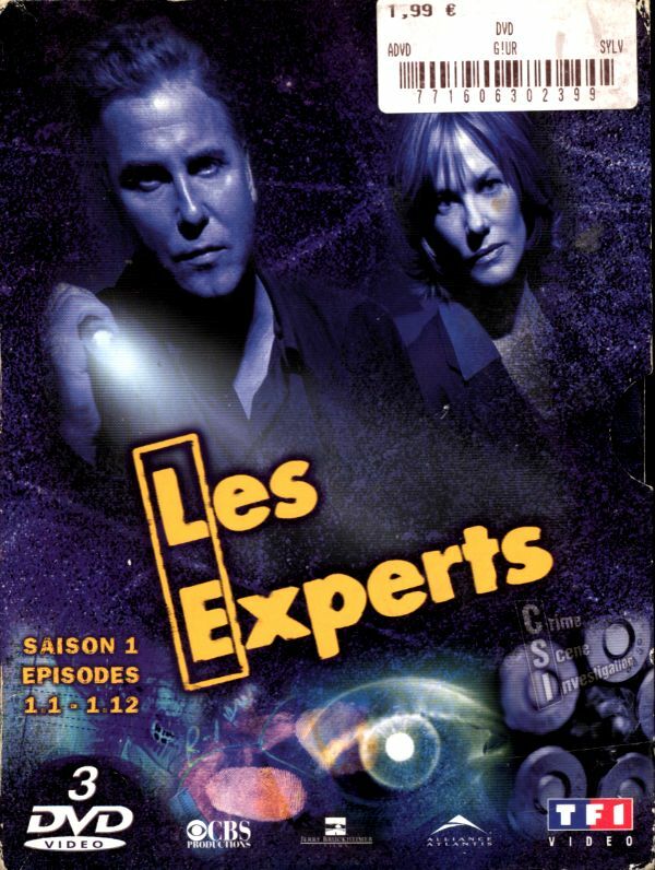 Livrenpoche : Les Experts saison 1, Partie 1 -Episodes 1 à 12 - Édition 3 DVD - Danny Cannon, Jefery Lewis, Lou Antonio, Michael Watkins, Michael Chapiro - DVD