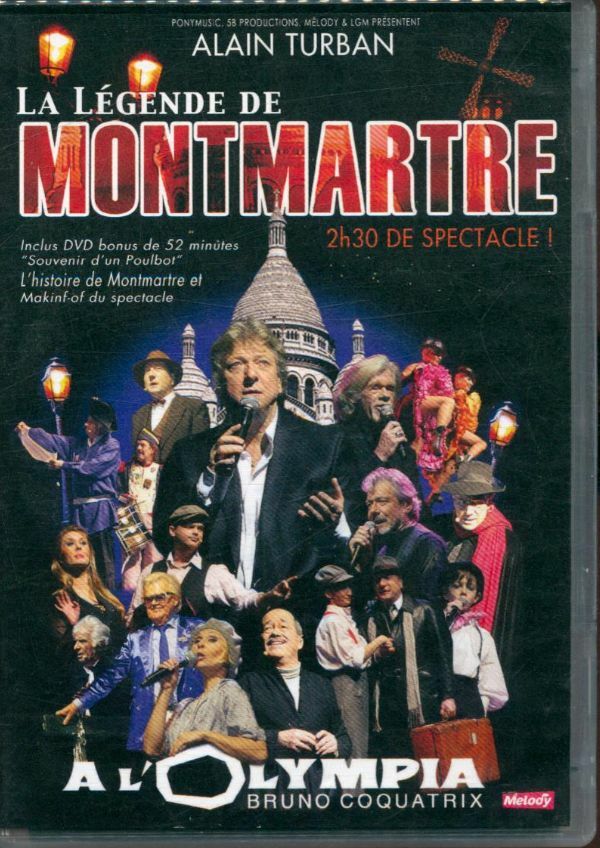 Livrenpoche : La légendre de montmartre - ALAIN TURBAN - DVD