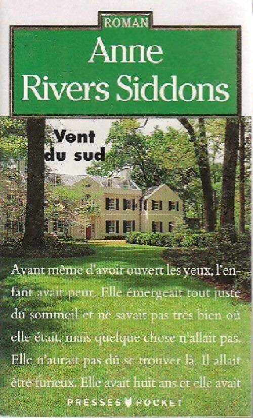 Livrenpoche : Vent du Sud - Anne Rivers Siddons - Livre