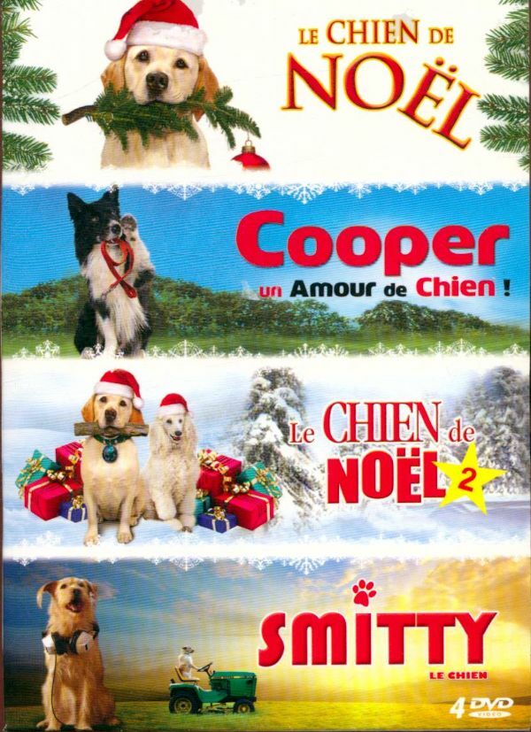 Livrenpoche : Coffret 4 Films Cooper, Un Amour Noël 2 + Smitty Le Chien - Feifer, Michael, David Mickey Evans, Robin Nations - DVD
