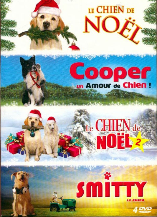 Livrenpoche : Coffret 4 Films Cooper, Un Amour Noël 2 + Smitty Le Chien - Feifer, Michael, David Mickey Evans, Robin Nations - DVD