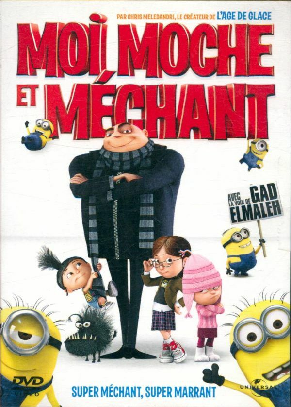 Livrenpoche : Moi Moche et Méchant - Pierre Coffin, Chris Renaud - DVD
