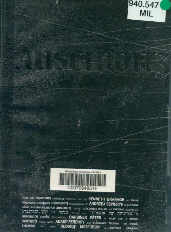 Livrenpoche : Chroniques d'Auschwitz - Michal Bukojemski - DVD