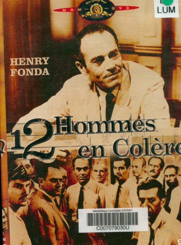 Livrenpoche : 12 Hommes en colère - Sidney Lumet - DVD