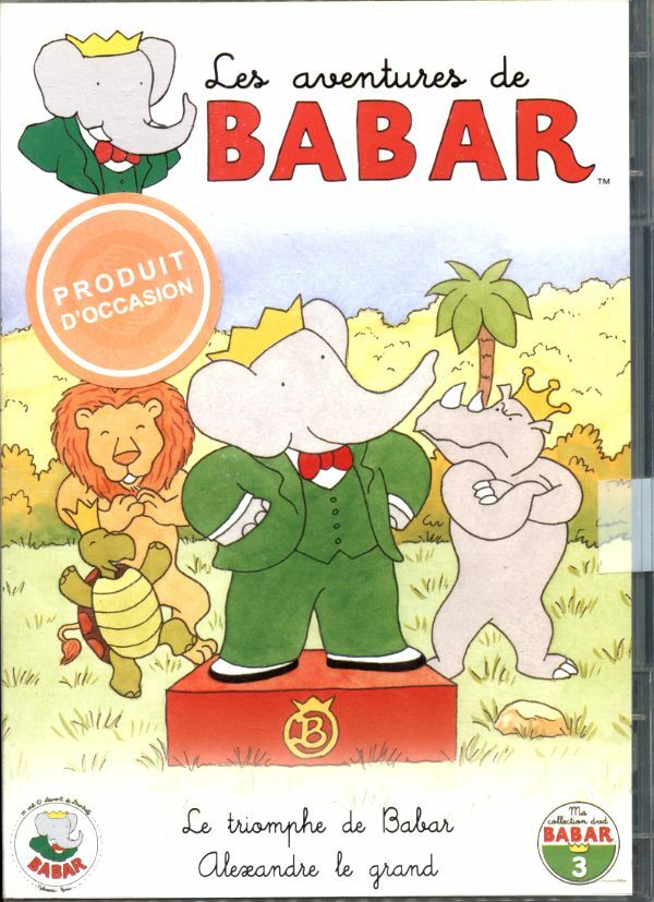 Livrenpoche : Les Aventures de Babar : Le triomphe de Babar / Alexandre le grand (+ 4 comptines - Larry Jacobs - DVD