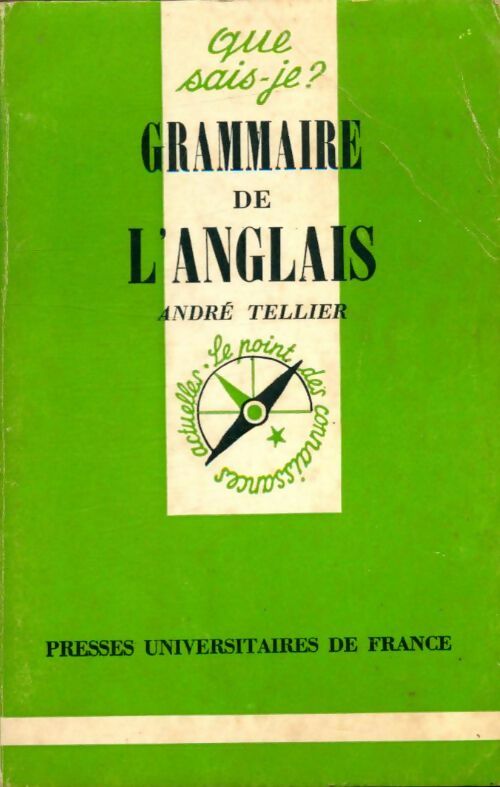 Livrenpoche : Grammaire de l'anglais - André Tellier - Livre