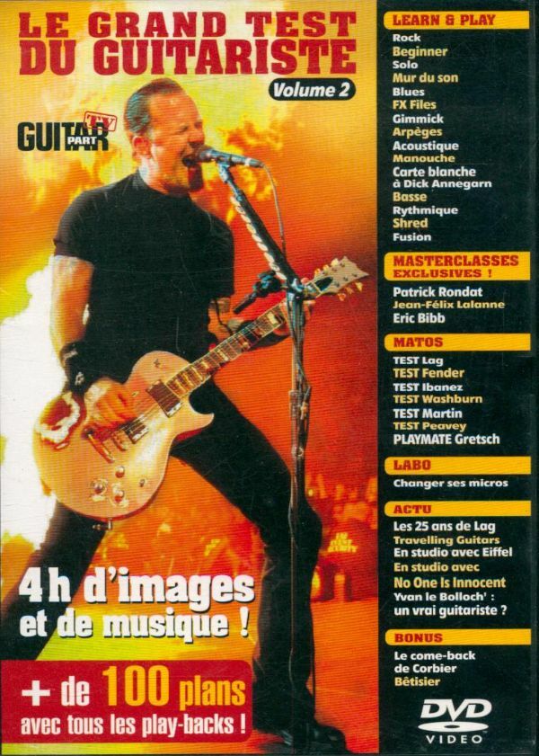 Livrenpoche : Le grand test du guitariste - XXX - DVD