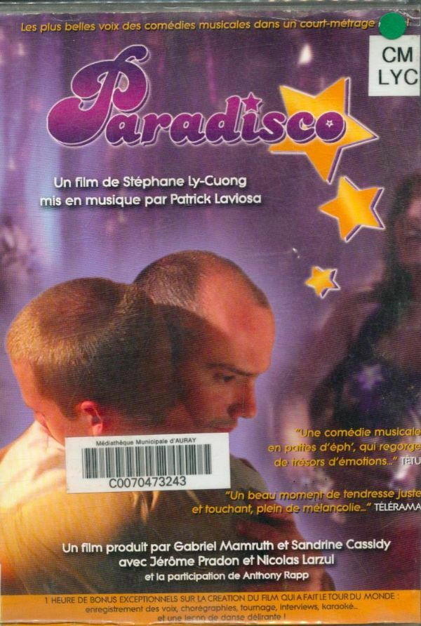 Livrenpoche : Paradisco - Stéphane Ly-Cuong - DVD