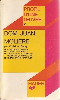 Dom Juan - Molière -  Profil - Livre