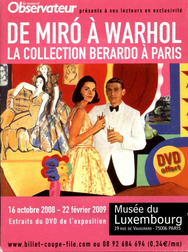 Livrenpoche : De Miro à Warhol La collection Berardo à Paris extrait du dvd de l'exposition 2008-2009 - XXX - DVD
