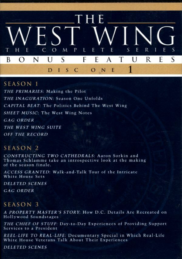 Livrenpoche : The west wing disc 1- seasons 1-7 - XXX - DVD