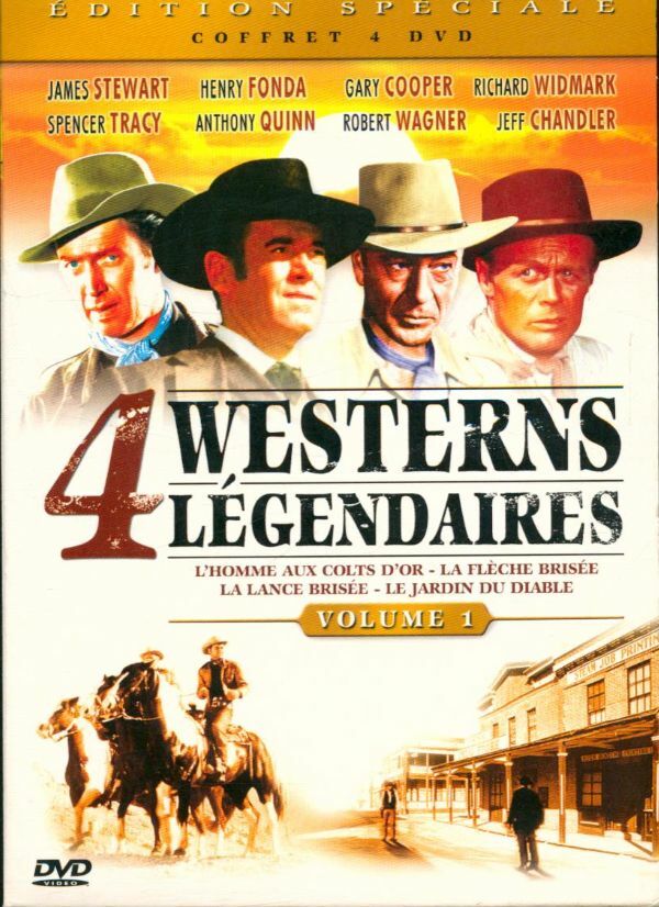 Livrenpoche : 4 westerns légendaires - Coffret 4 DVD - Edward Dmytryk, John Sturges, Don Siegel, Henry Hathaway - DVD