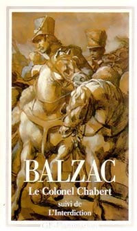 Le colonel Chabert - Honoré De Balzac -  GF - Livre