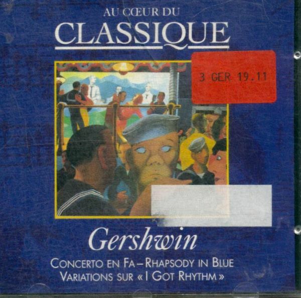 Livrenpoche : Gershwin - concerto en fa, rhapsody in blue - gershwin - CD