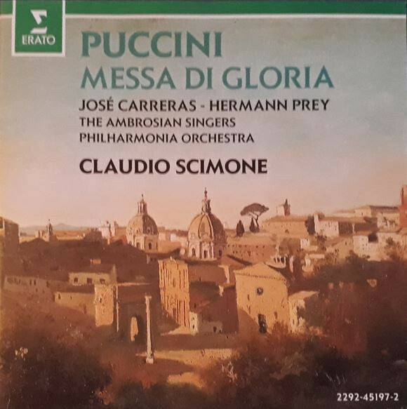 Livrenpoche : Puccini - José Carreras, Hermann Prey, The Ambrosian Singers / Philharmonia Orchestra, Claudio Scimone - Messa Di Gloria - Puccini - CD