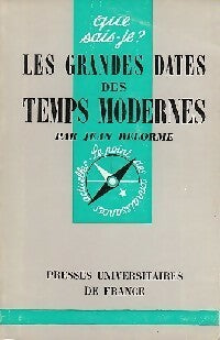 Livrenpoche : Les grandes dates des temps modernes - Jean Delorme - Livre