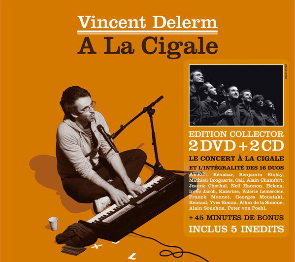Livrenpoche : Vincent Delerm - A La Cigale - Vincent Delerm - CD
