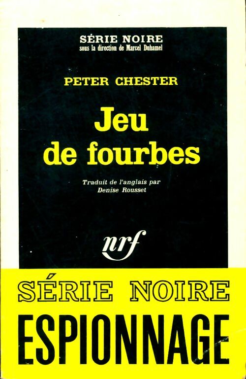Livrenpoche : Jeu de fourbes - Peter Chester - Livre
