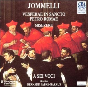 Livrenpoche : Niccolò Jommelli - Vesperae in sancto Petro Romae / miserere / a sei voci - Niccolò Jommelli - CD