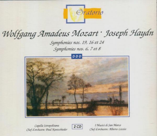 Livrenpoche : Wolfgang Amadeus Mozart ~ Symphonies nos. 19, 16 et 24 - joseph haydn symphonies nos. 6, 7et 8 - Mozart, haydn - CD
