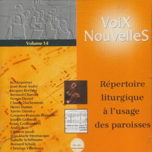 Livrenpoche : Repertoire Liturgique à l'usage des paroisses Vol14 - ensemble vocal saint-gatien - CD