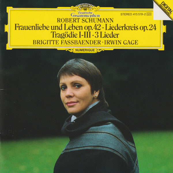 Livrenpoche : Robert Schumann - Brigitte Fassbaender, Irwin Gage - Frauenliebe Und Leben Op. 42 ,Liederkreis Op. 24 - Robert Schumann, Brigitte Fassbaender, Irwin Gage - CD