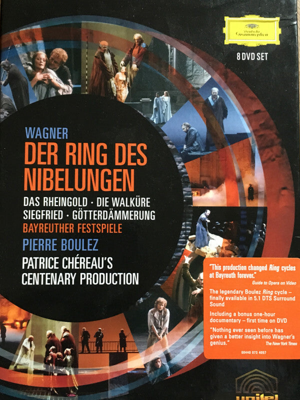 Livrenpoche : Wagner*, Bayreuther Festspiele*, Pierre Boulez, Patrice Chéreau - Der Ring Des Nibelungen - Wagner*, Bayreuther Festspiele*, Pierre Boulez, Patrice Chéreau - DVD
