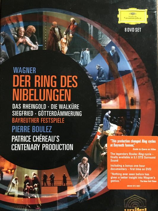 Livrenpoche : Wagner*, Bayreuther Festspiele*, Pierre Boulez, Patrice Chéreau - Der Ring Des Nibelungen - Wagner*, Bayreuther Festspiele*, Pierre Boulez, Patrice Chéreau - DVD