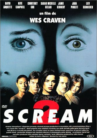 Livrenpoche : Scream 2 - Wes Craven, Courteney Cox, Neve Campbell, David Arquette, Sarah Michelle Gellar, Jerry O'Connell - DVD