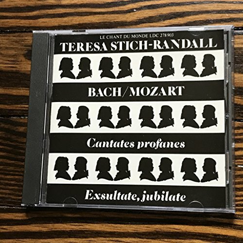 Livrenpoche : Teresa Stich-Randall sings Bach Solo Secular Cantatas & Mozart Exsultate Jubilate (Import CD, RARE) -  - CD